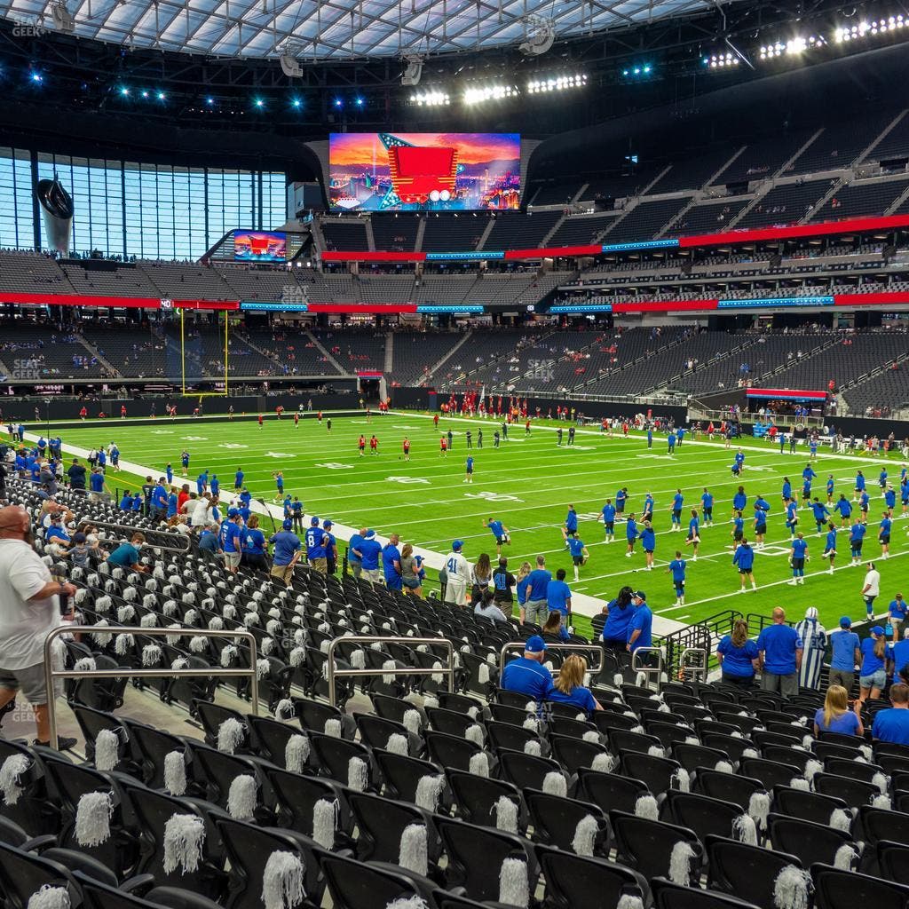 Allegiant Stadium - Section 128 Seat View