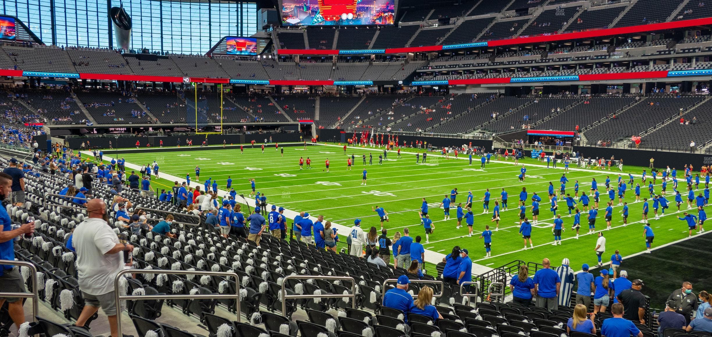 Allegiant Stadium - Section 128 Seat View