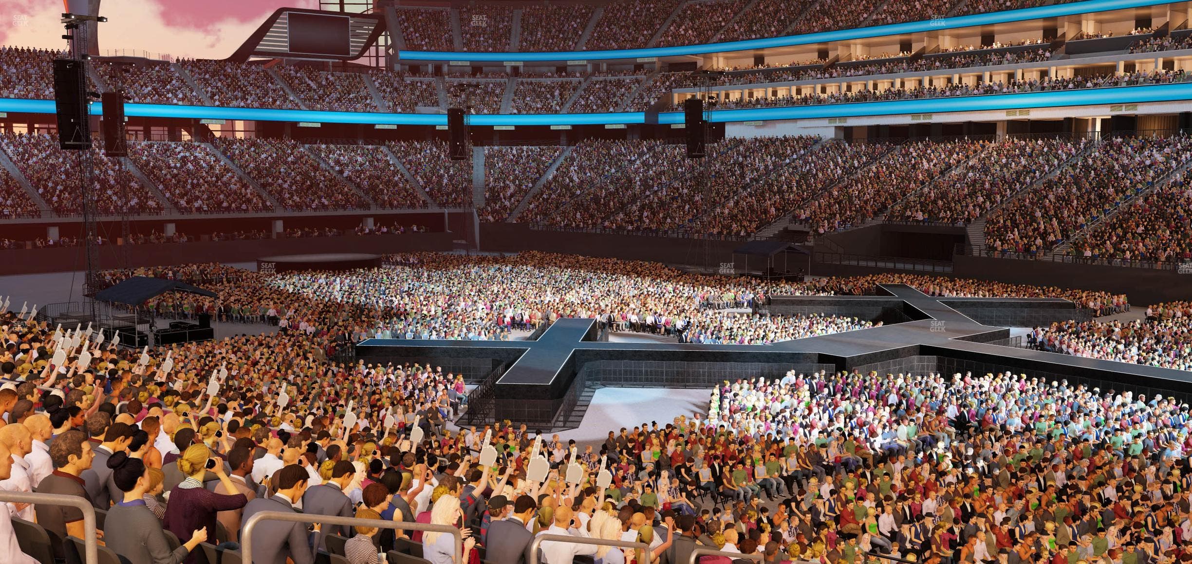 Allegiant Stadium - Section 128 Seat View