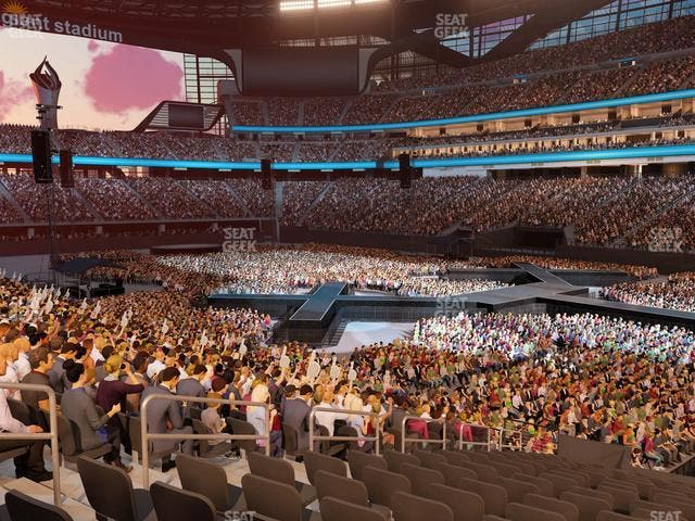 Allegiant Stadium - Section 128 Seat View