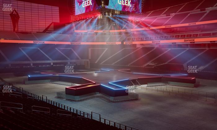 Allegiant Stadium - Section 128 Seat View