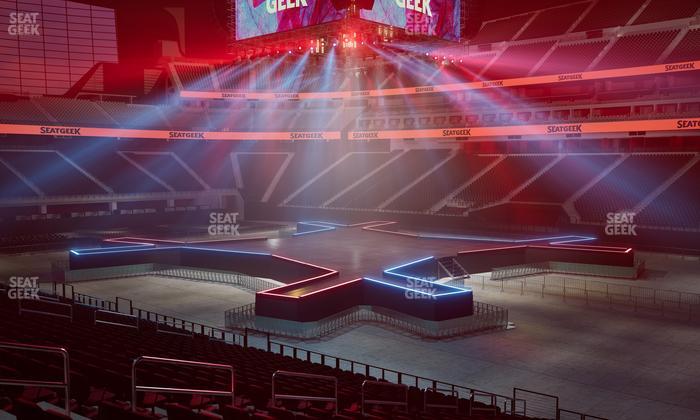 Allegiant Stadium - Section 129 Seat View