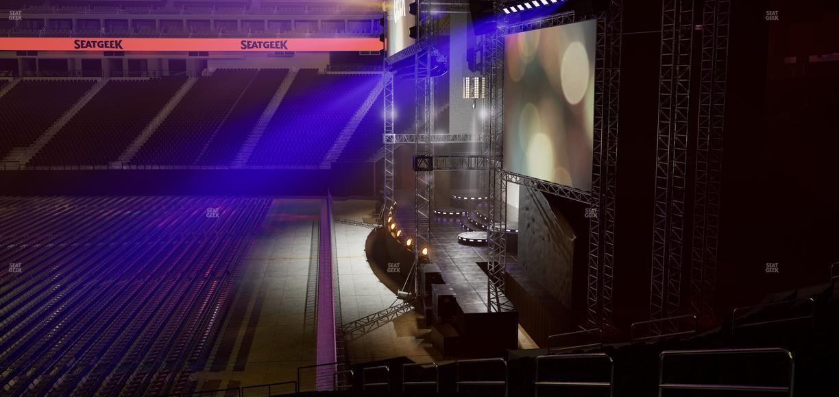 Allegiant Stadium - Section 129 Seat View