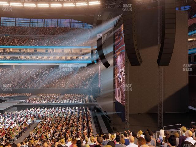 Allegiant Stadium - Section 129 Seat View