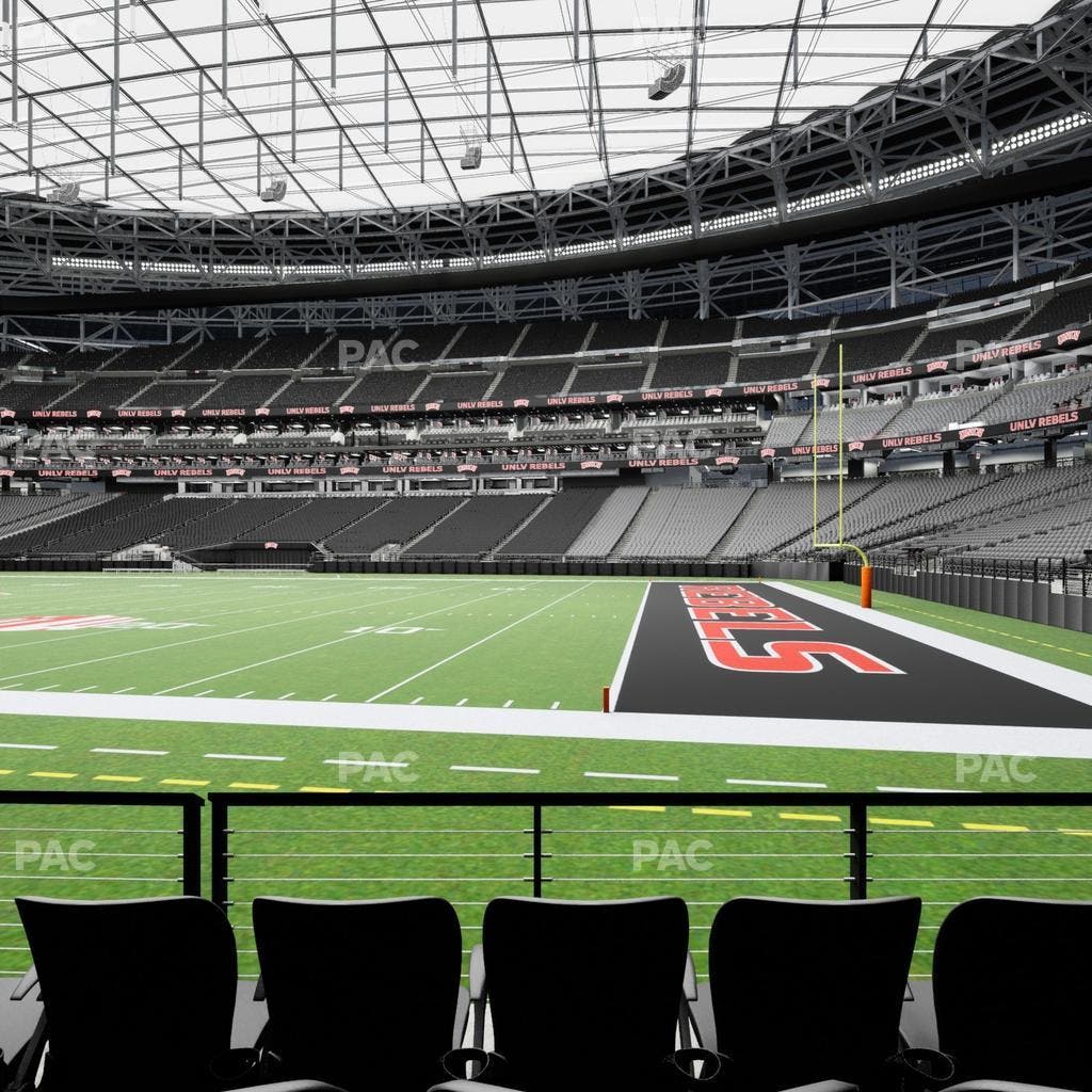 Allegiant Stadium - Section 129 Seat View
