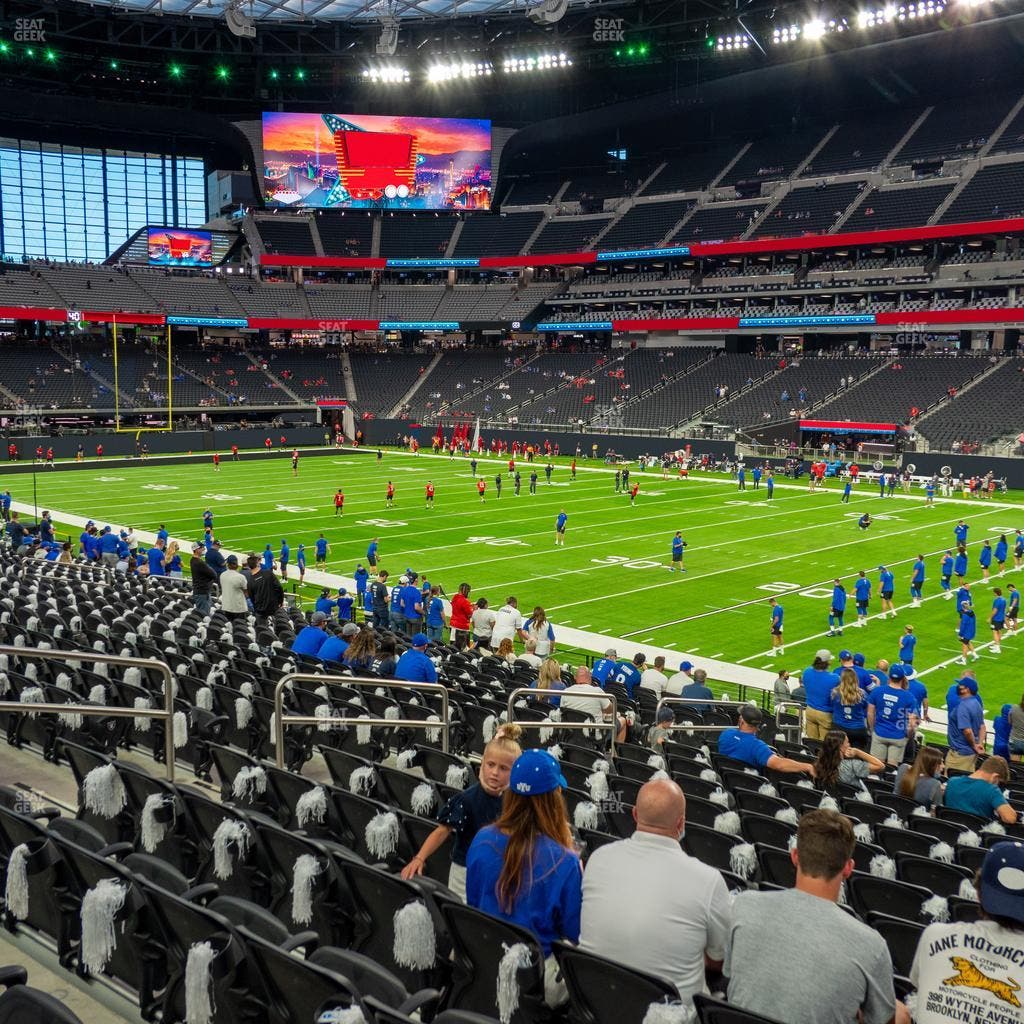 Allegiant Stadium - Section 129 Seat View