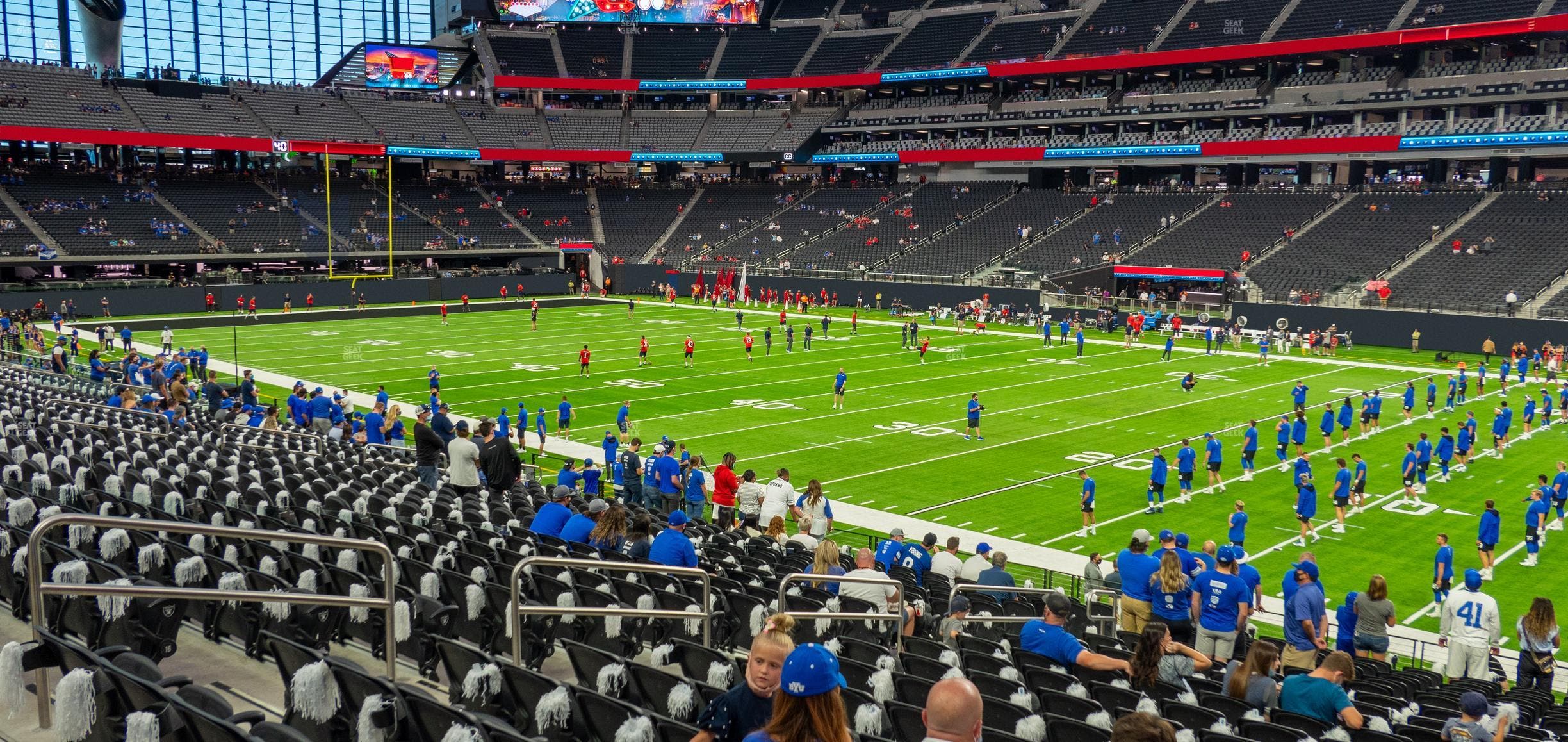 Allegiant Stadium - Section 129 Seat View