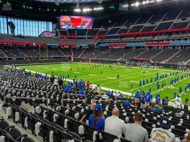 Allegiant Stadium - Section 129 Seat View