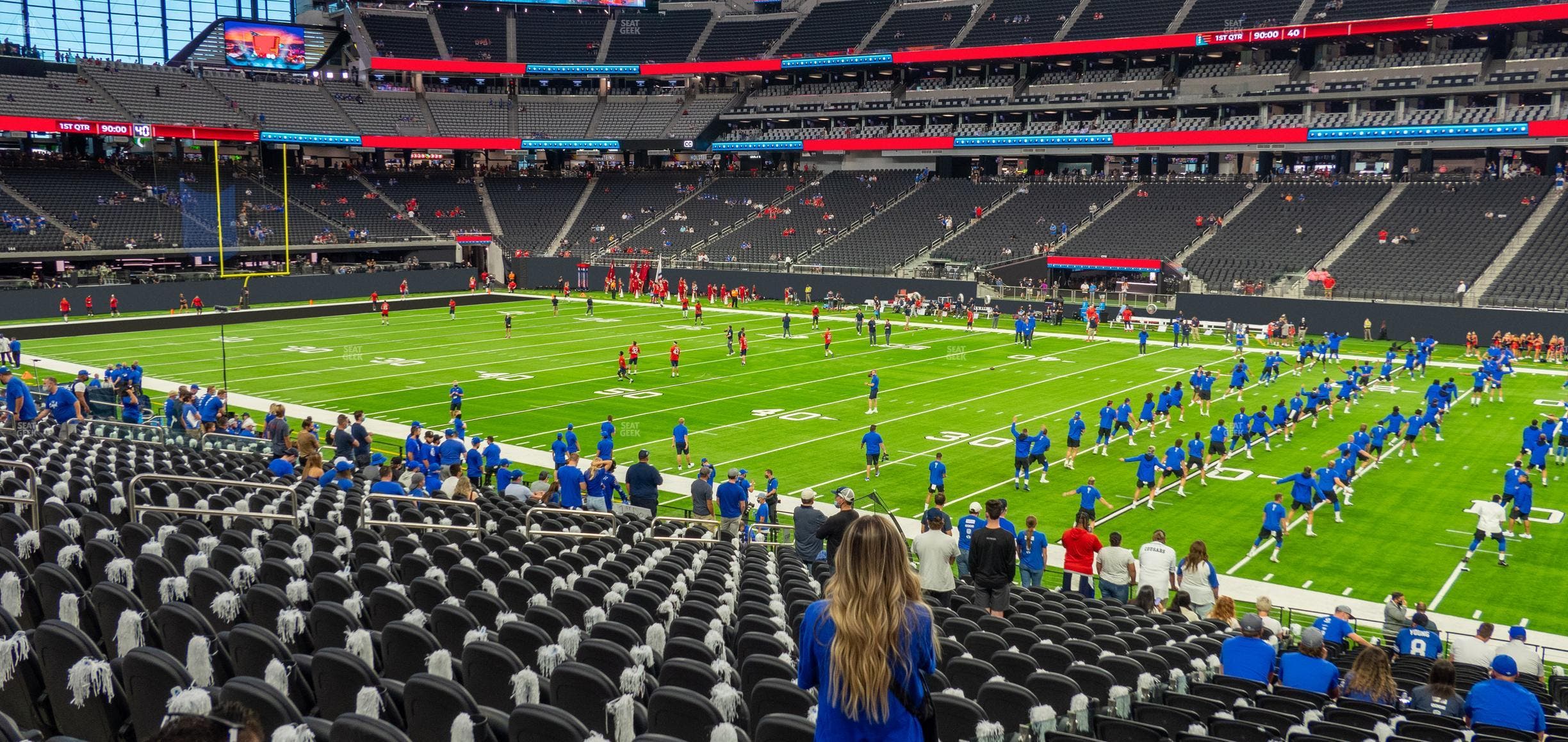 Allegiant Stadium - Section 130 Seat View