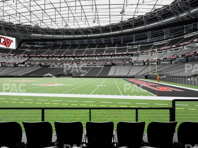 Allegiant Stadium - Section 130 Seat View