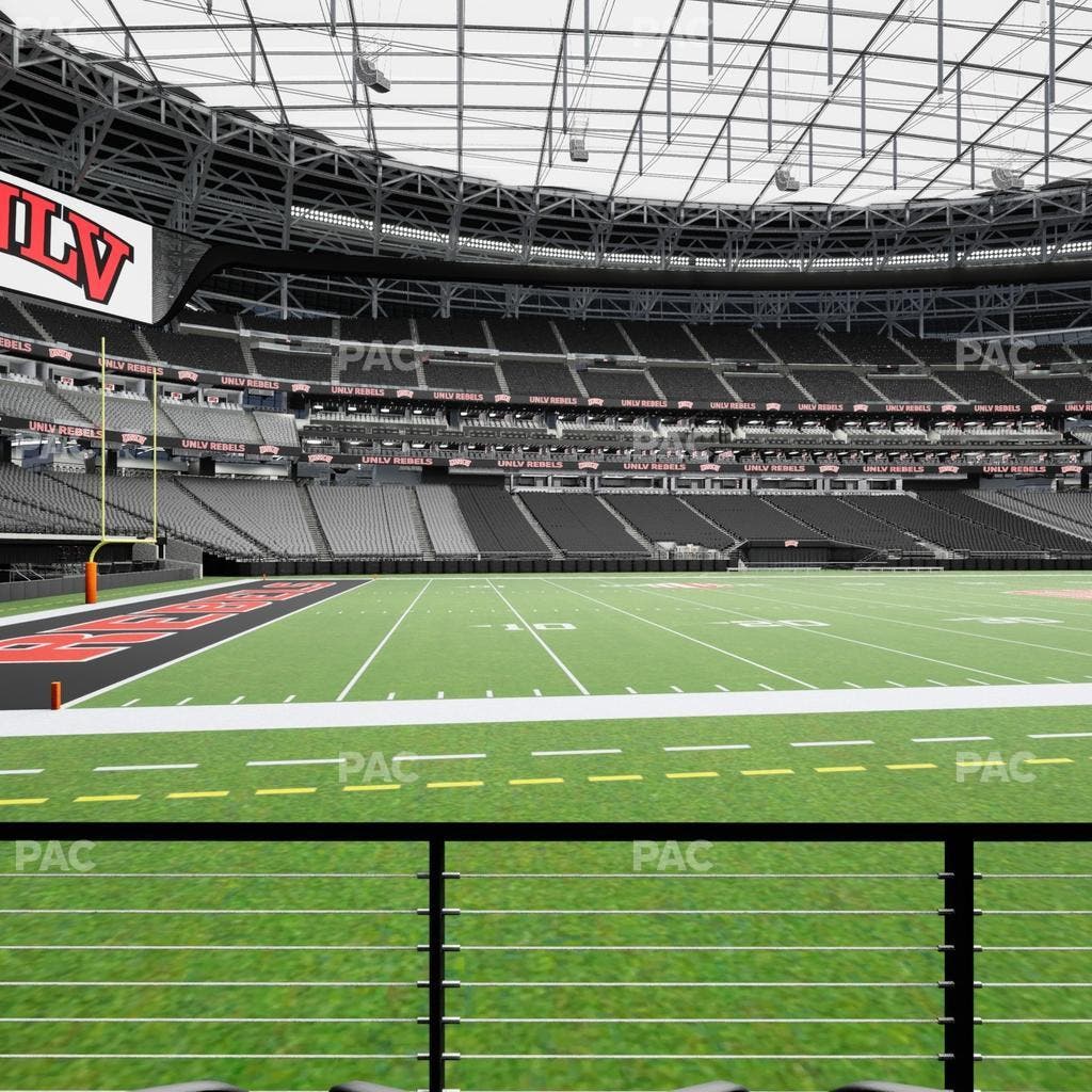 Allegiant Stadium - Section 138 Seat View