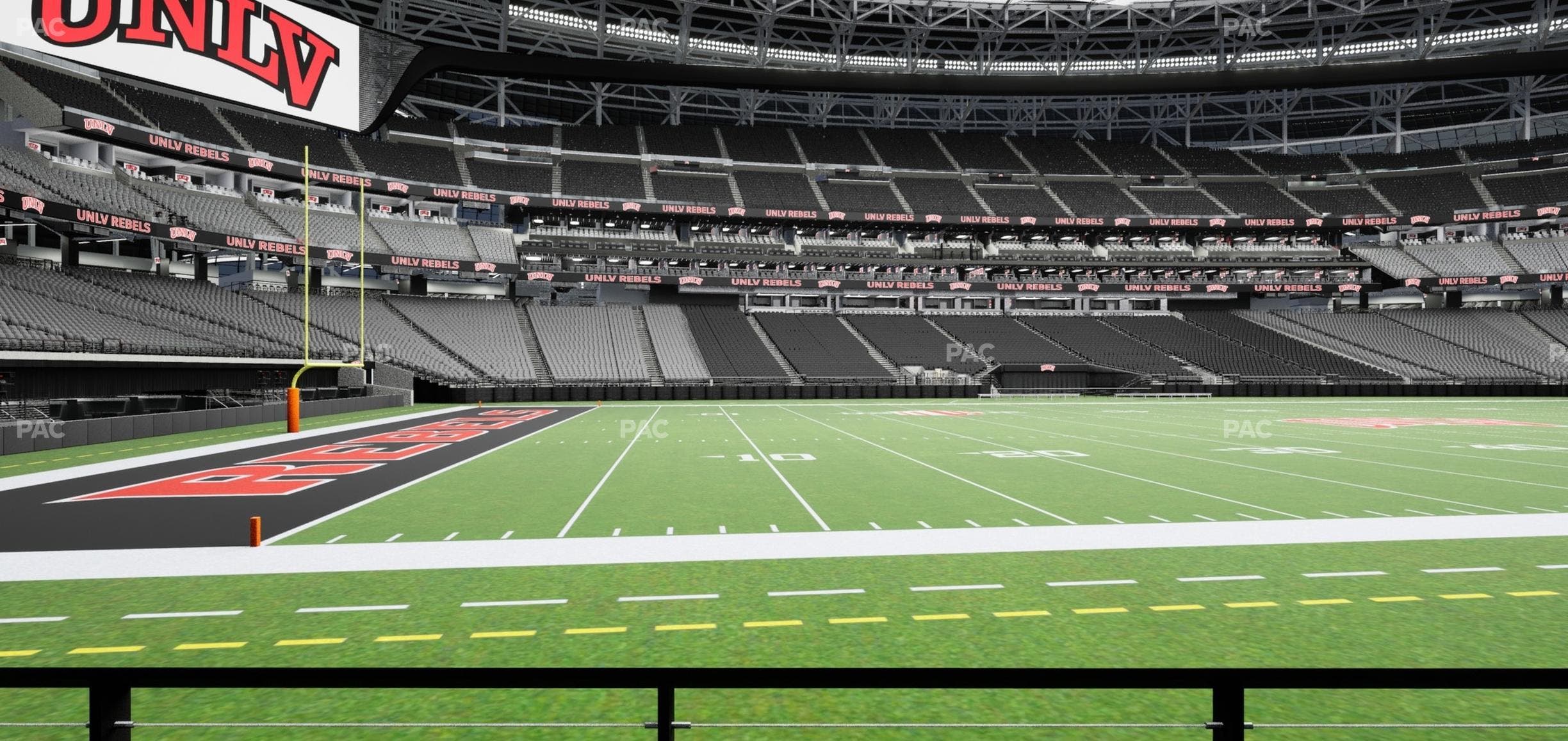 Allegiant Stadium - Section 138 Seat View