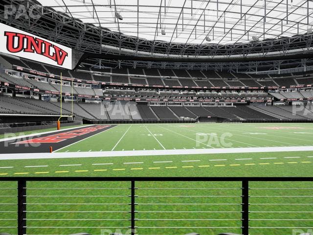 Allegiant Stadium - Section 138 Seat View