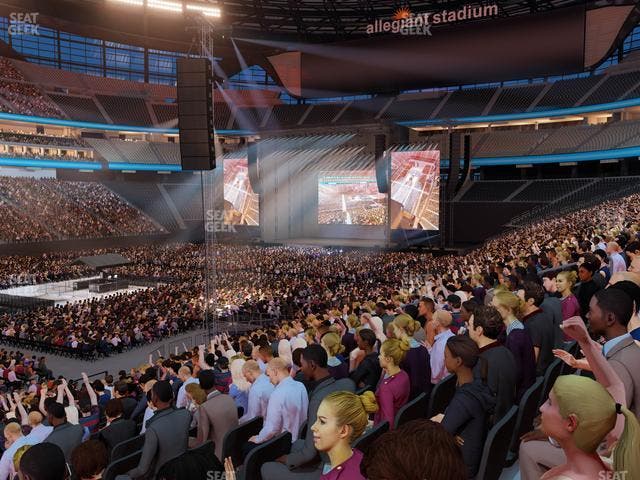 Allegiant Stadium - Section 138 Seat View