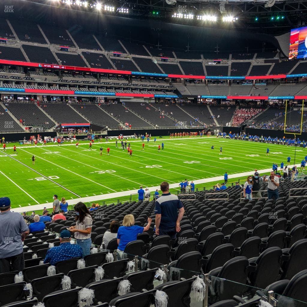 Allegiant Stadium - Section 138 Seat View