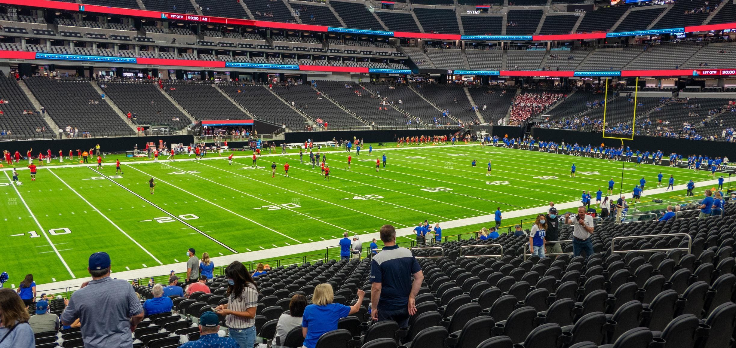 Allegiant Stadium - Section 138 Seat View