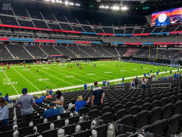 Allegiant Stadium - Section 138 Seat View