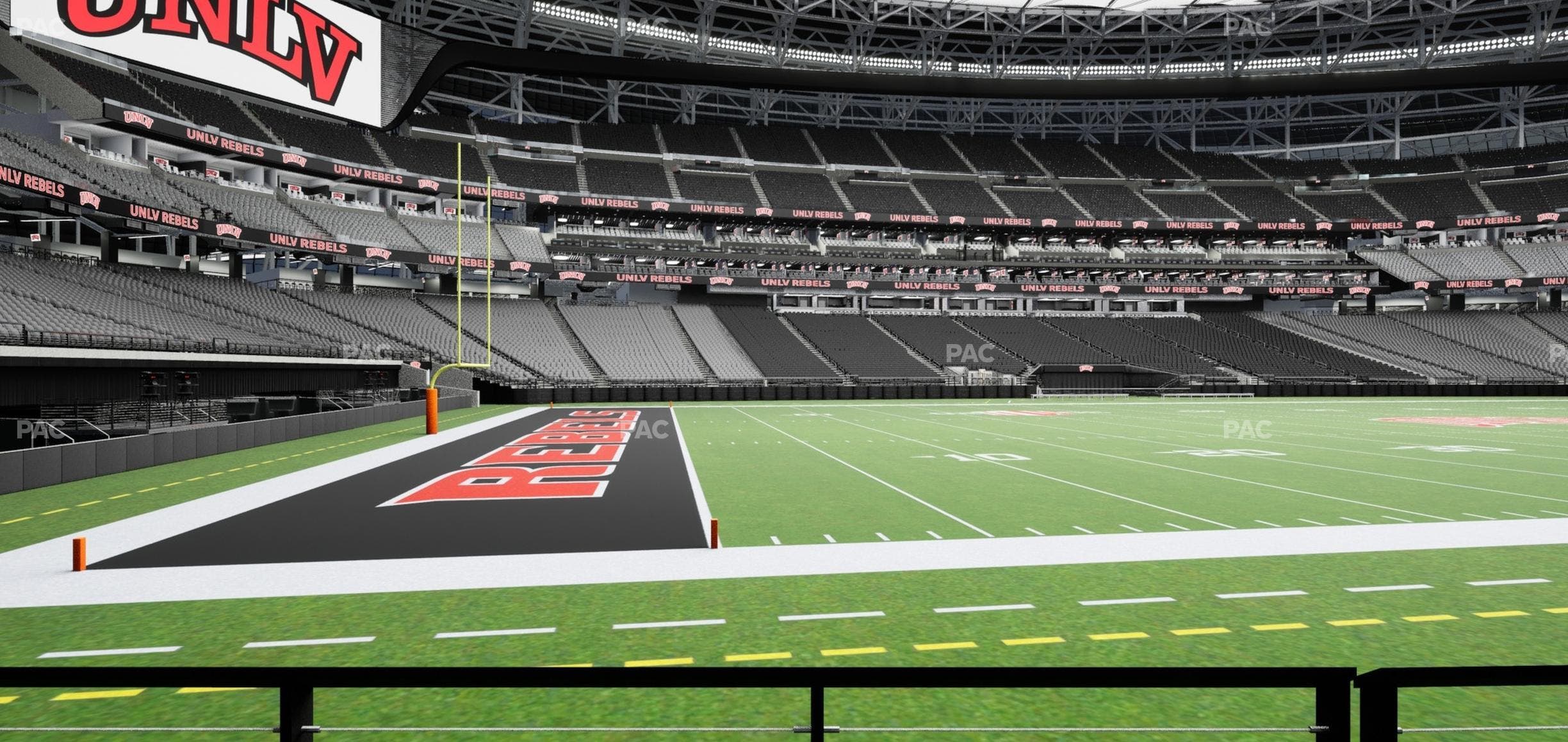 Allegiant Stadium - Section 139 Seat View