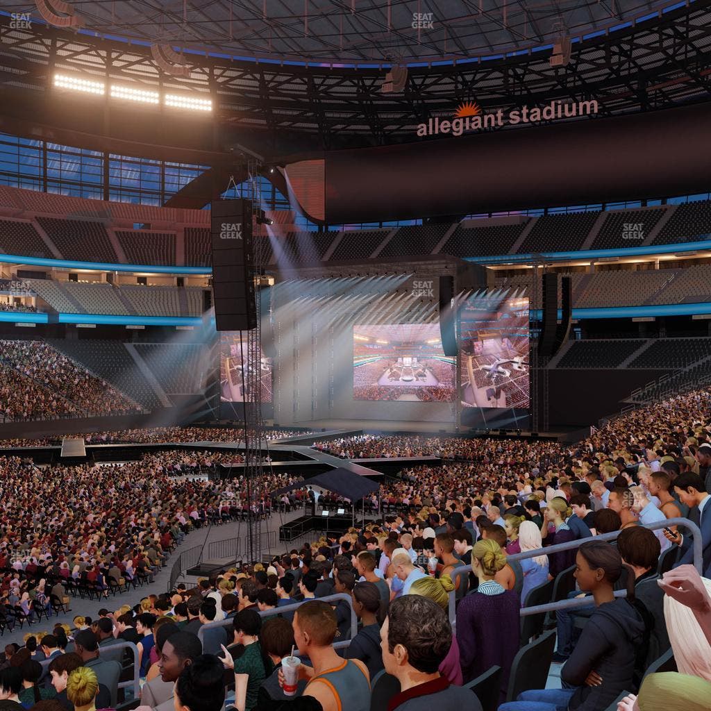 Allegiant Stadium - Section 139 Seat View