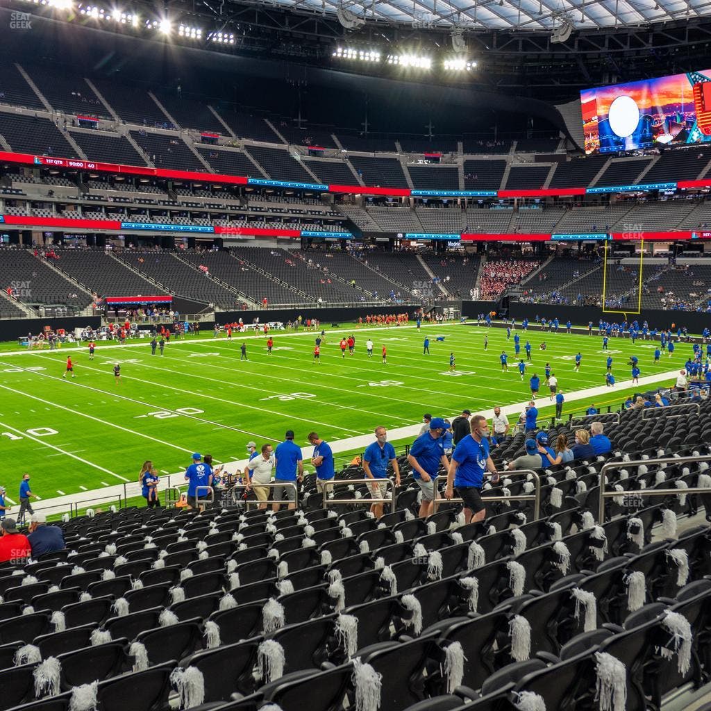 Allegiant Stadium - Section 139 Seat View