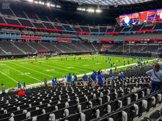 Allegiant Stadium - Section 139 Seat View