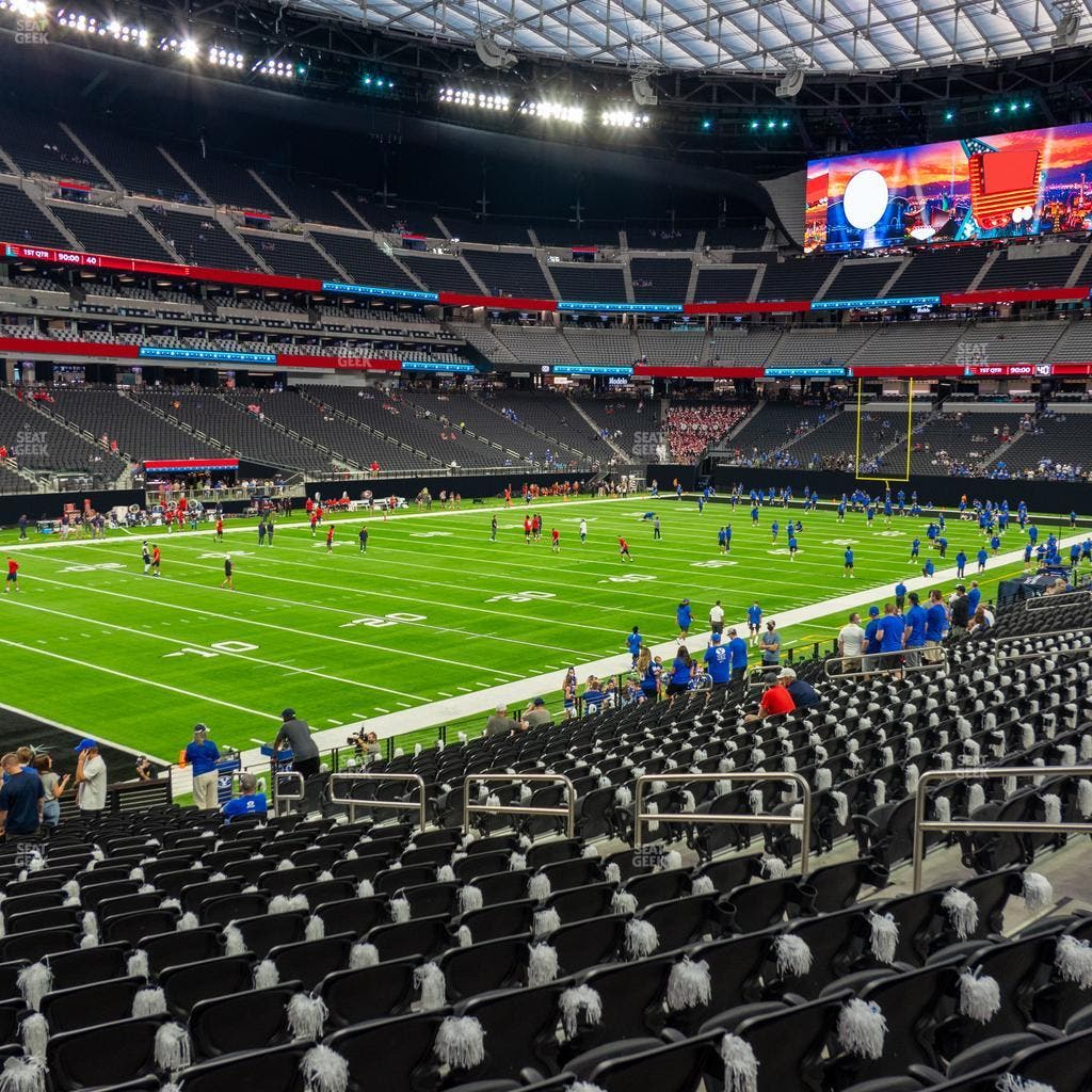 Allegiant Stadium - Section 140 Seat View