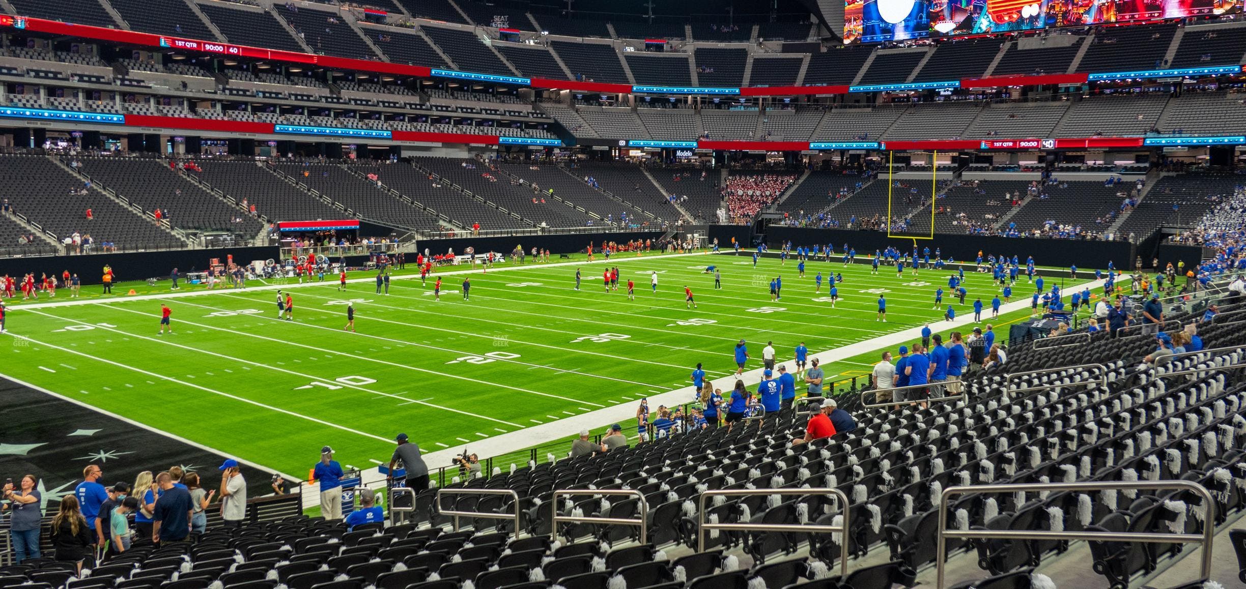 Allegiant Stadium - Section 140 Seat View