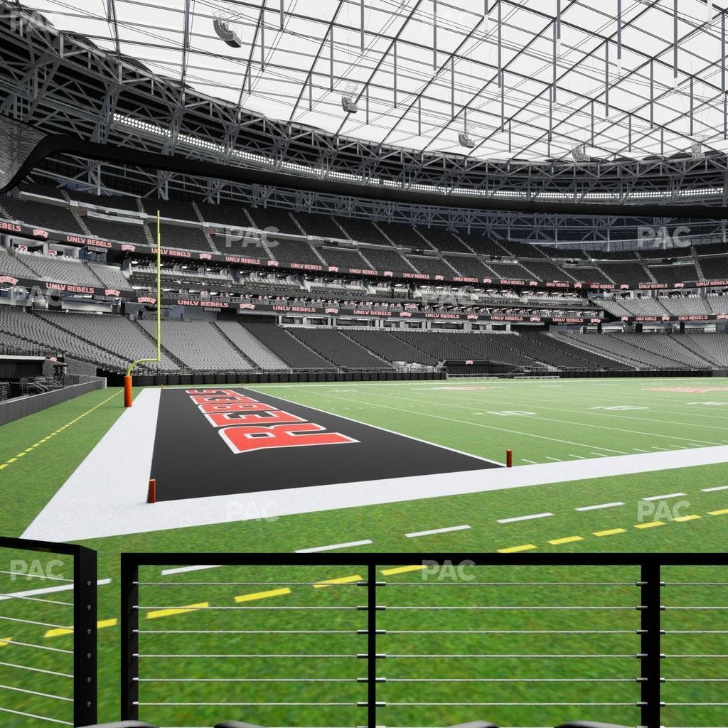Allegiant Stadium - Section 140 Seat View