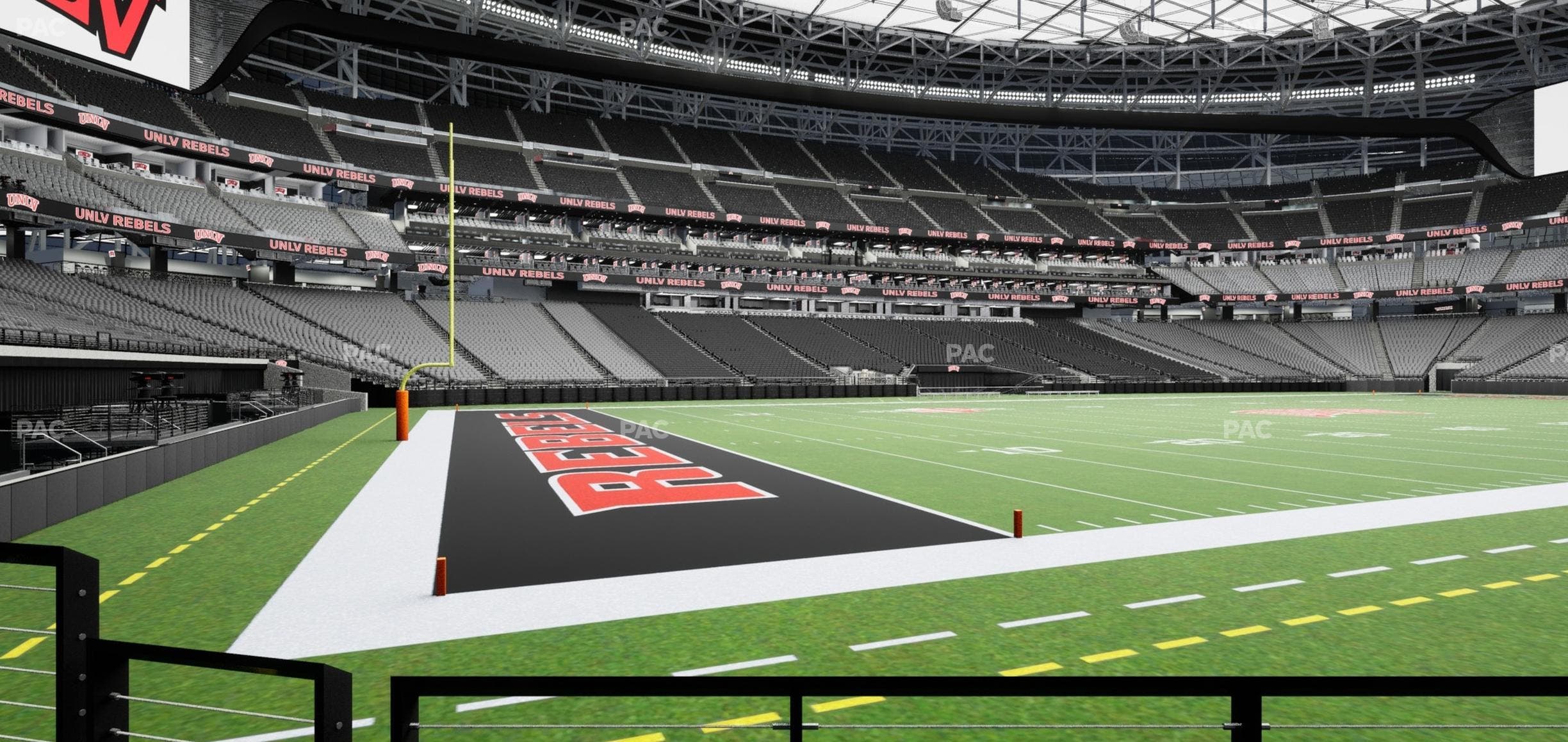 Allegiant Stadium - Section 140 Seat View