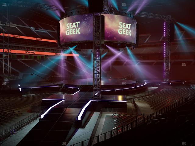 Allegiant Stadium - Section 140 Seat View