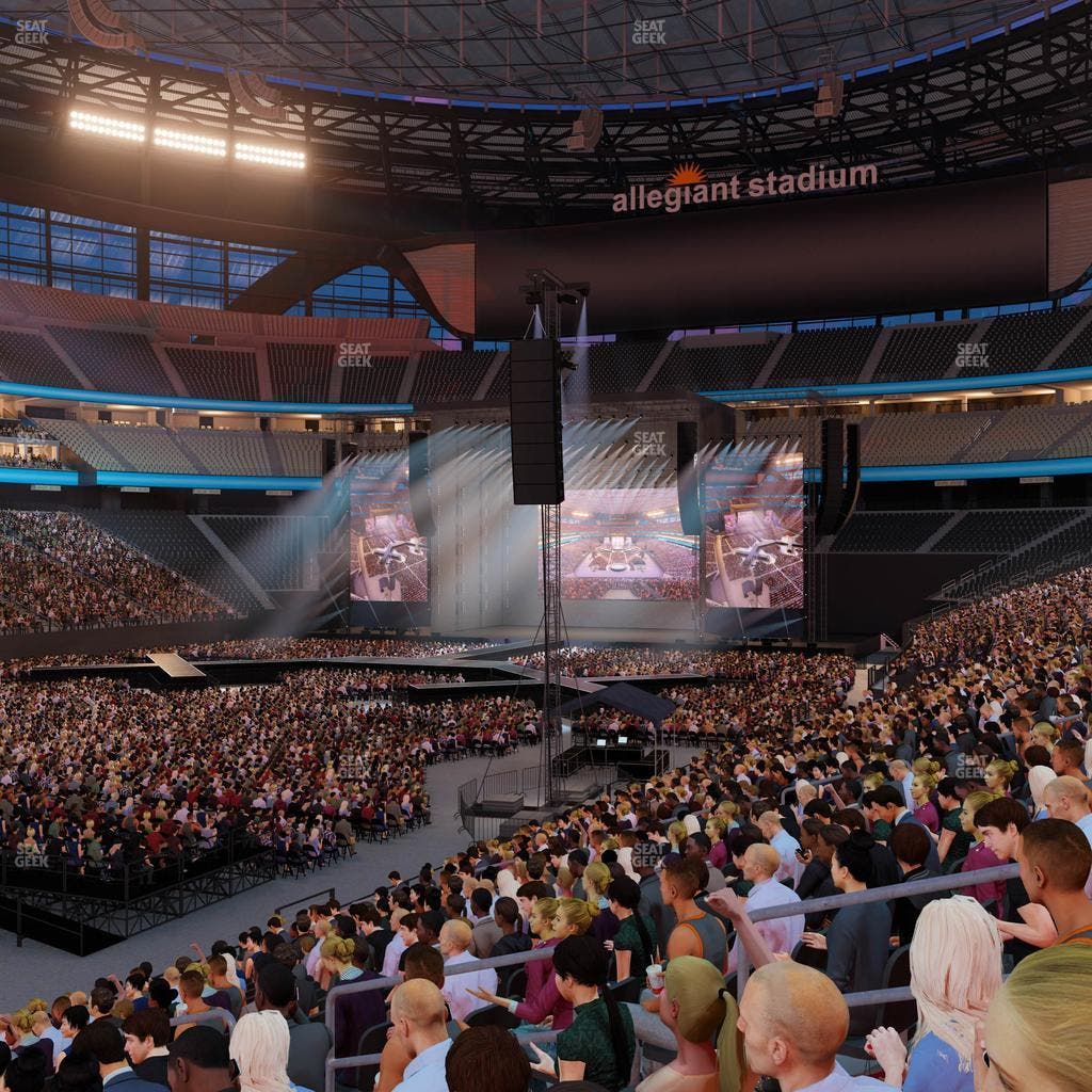 Allegiant Stadium - Section 140 Seat View