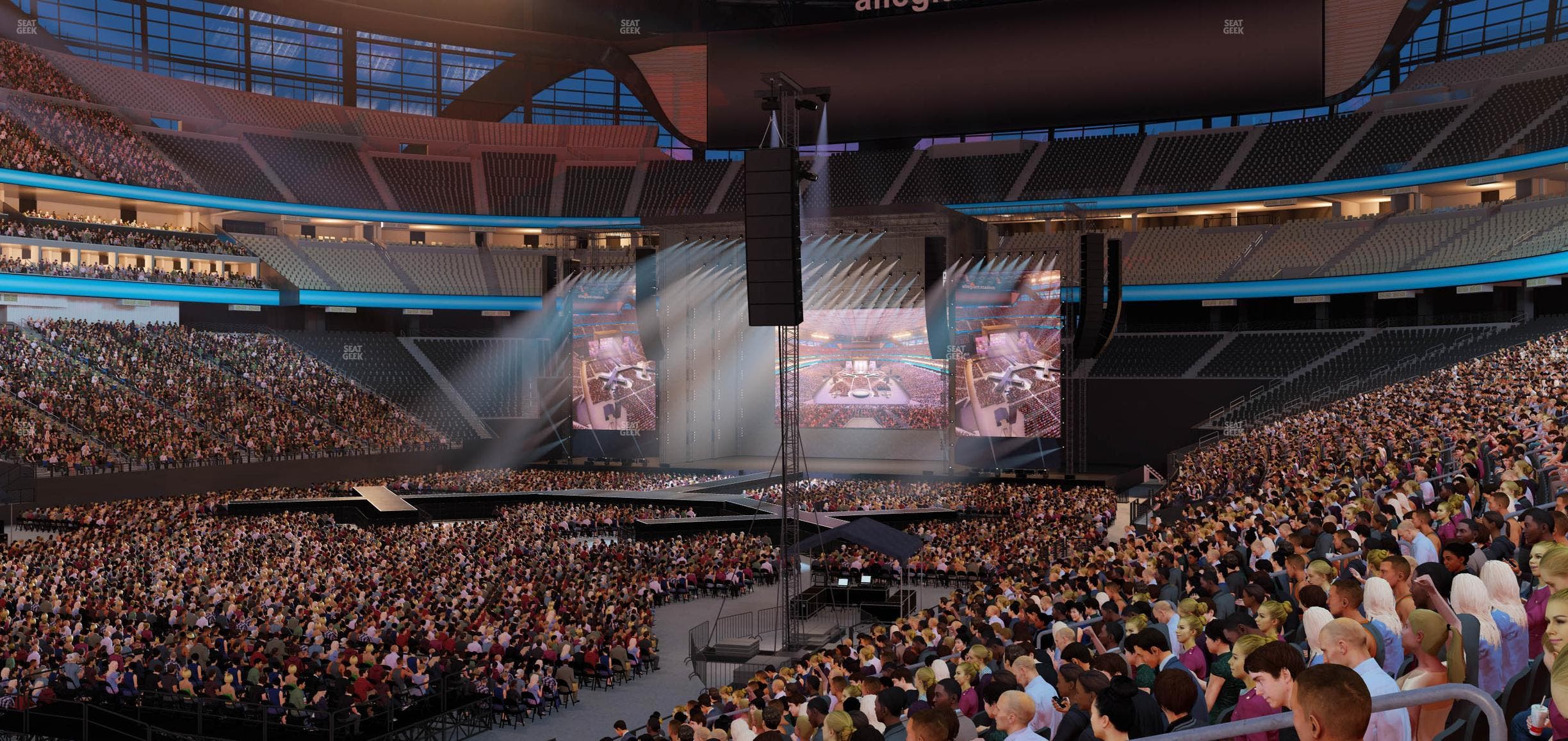 Allegiant Stadium - Section 140 Seat View