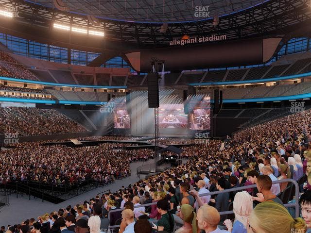 Allegiant Stadium - Section 140 Seat View
