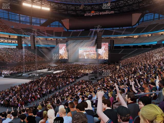 Allegiant Stadium - Section 141 Seat View
