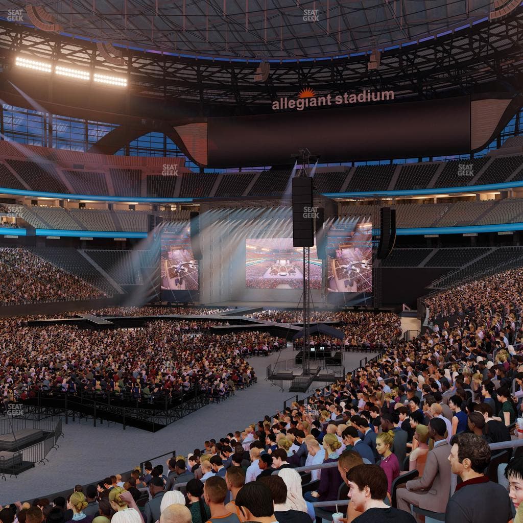 Allegiant Stadium - Section 141 Seat View