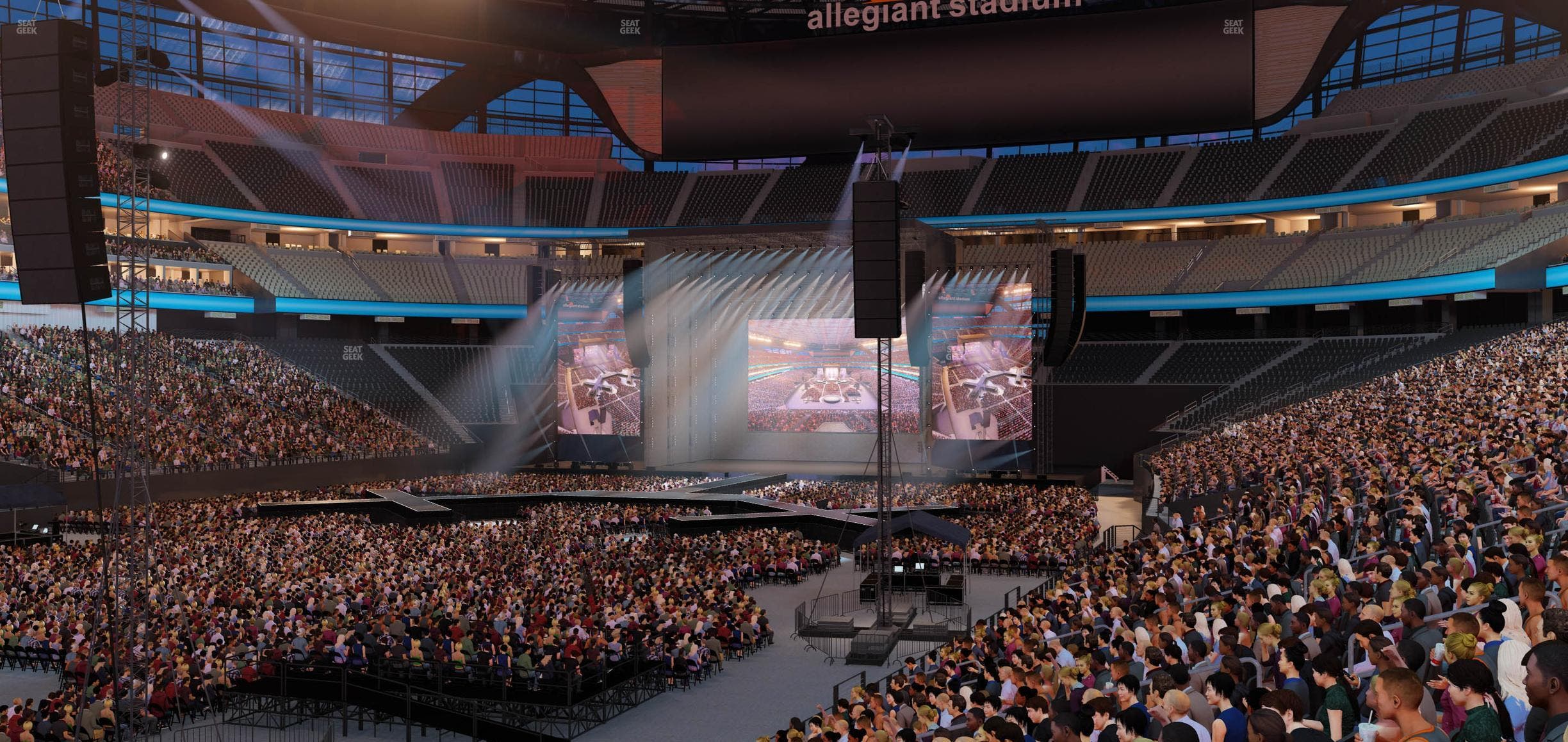 Allegiant Stadium - Section 141 Seat View