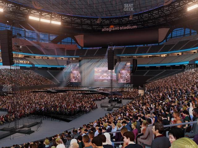 Allegiant Stadium - Section 141 Seat View