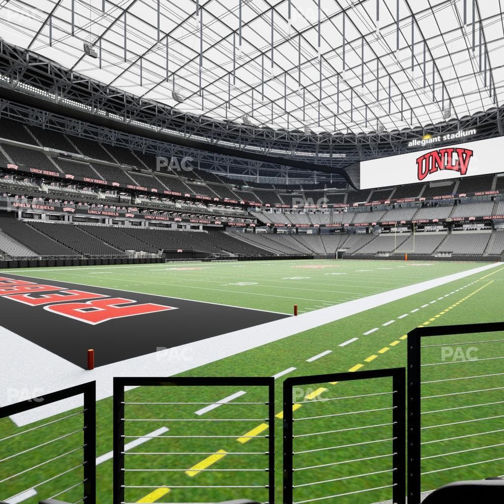 Allegiant Stadium - Section 141 Seat View