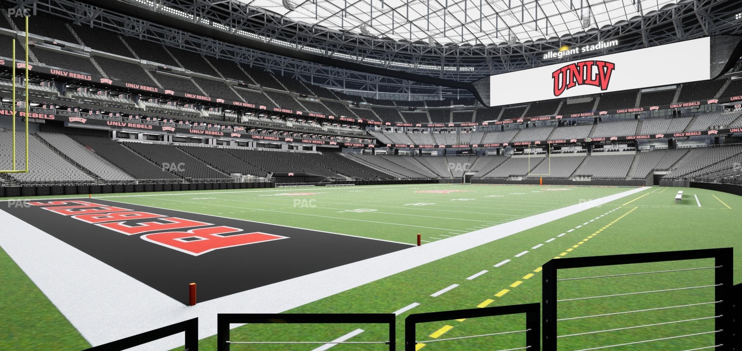 Allegiant Stadium - Section 141 Seat View