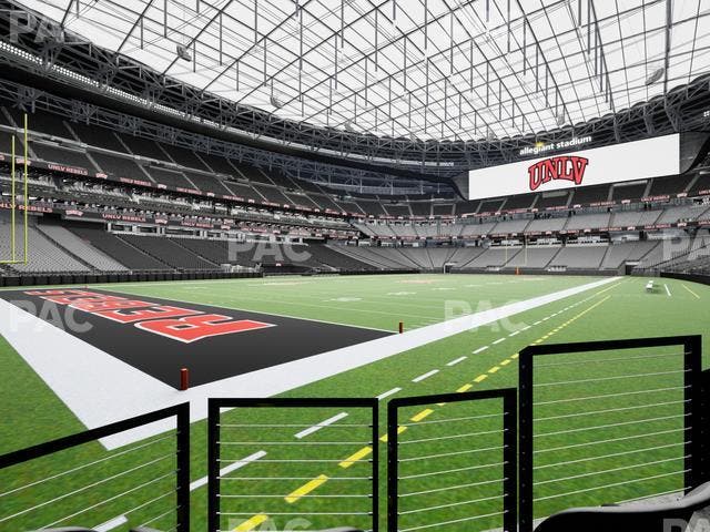 Allegiant Stadium - Section 141 Seat View