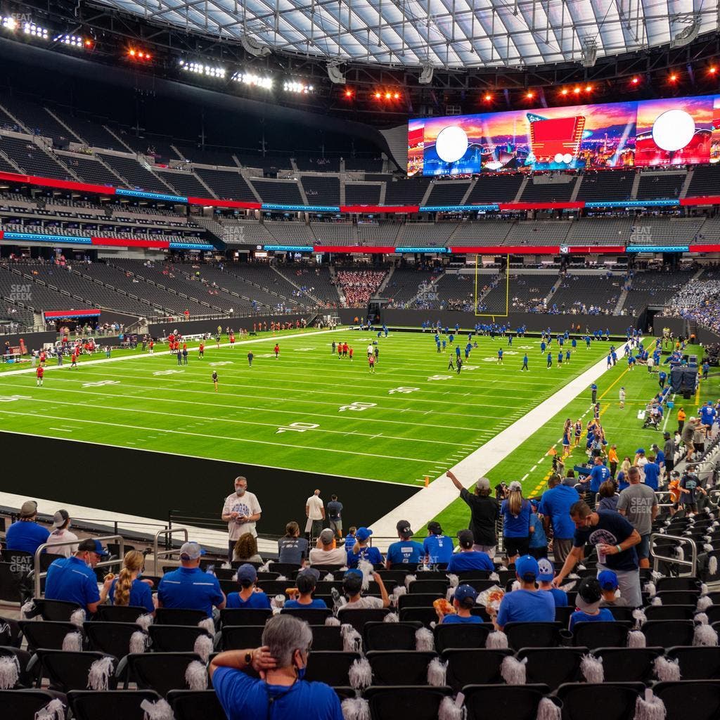Allegiant Stadium - Section 142 Seat View