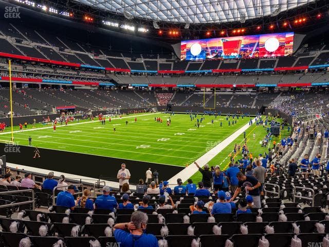 Allegiant Stadium - Section 142 Seat View