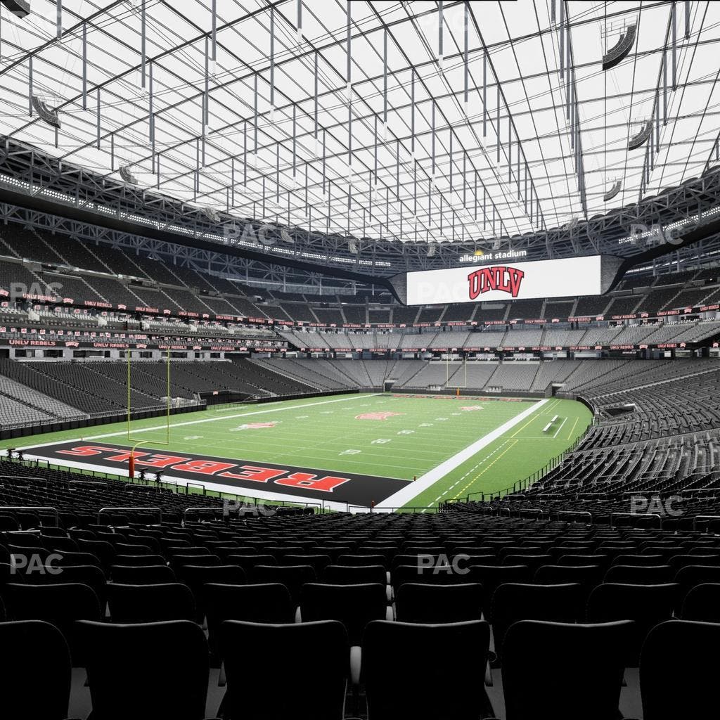 Allegiant Stadium - Section 142 Seat View