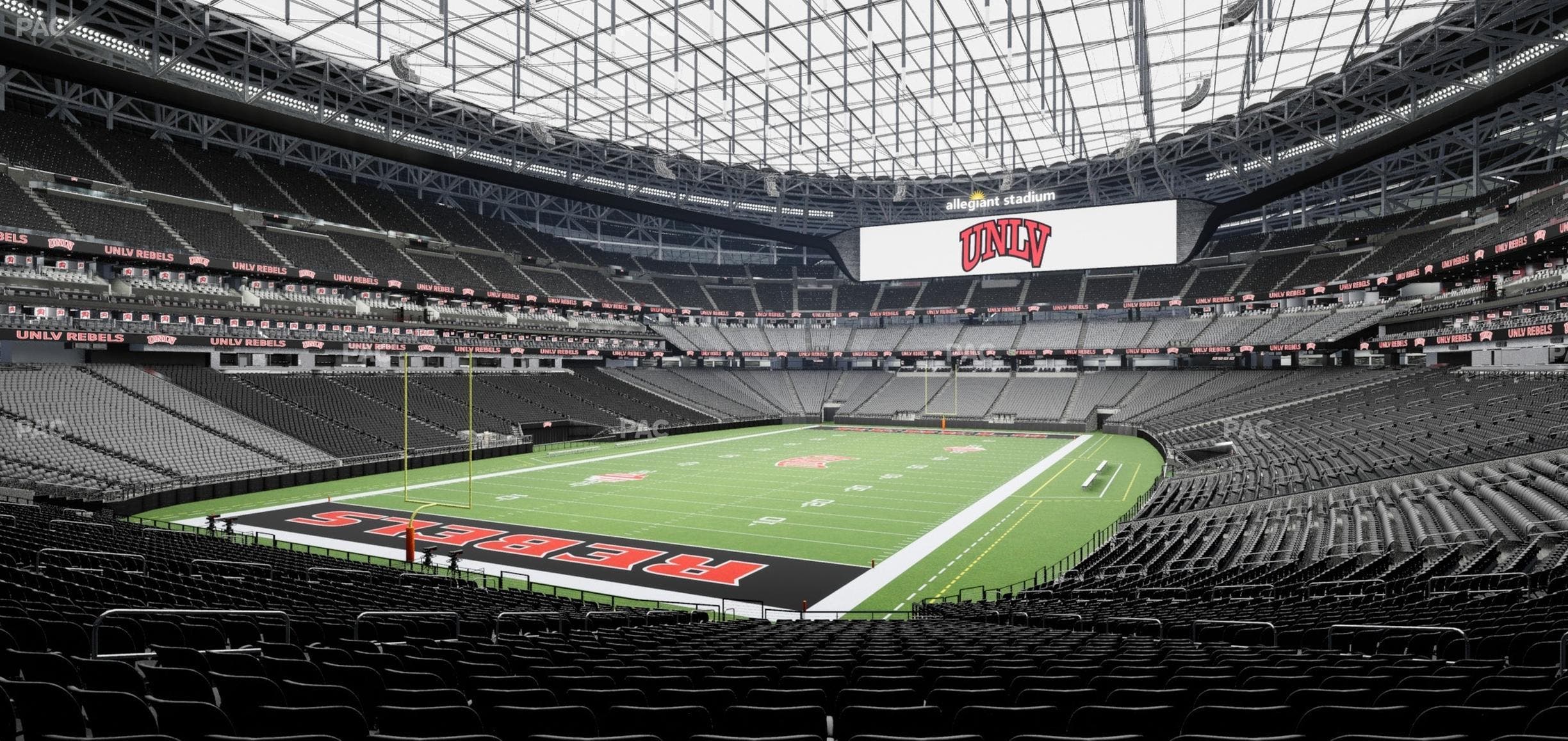 Allegiant Stadium - Section 142 Seat View