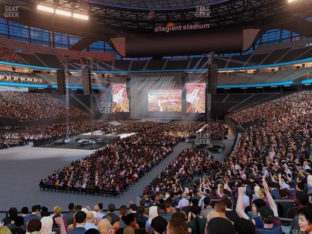 Allegiant Stadium - Section 142 Seat View