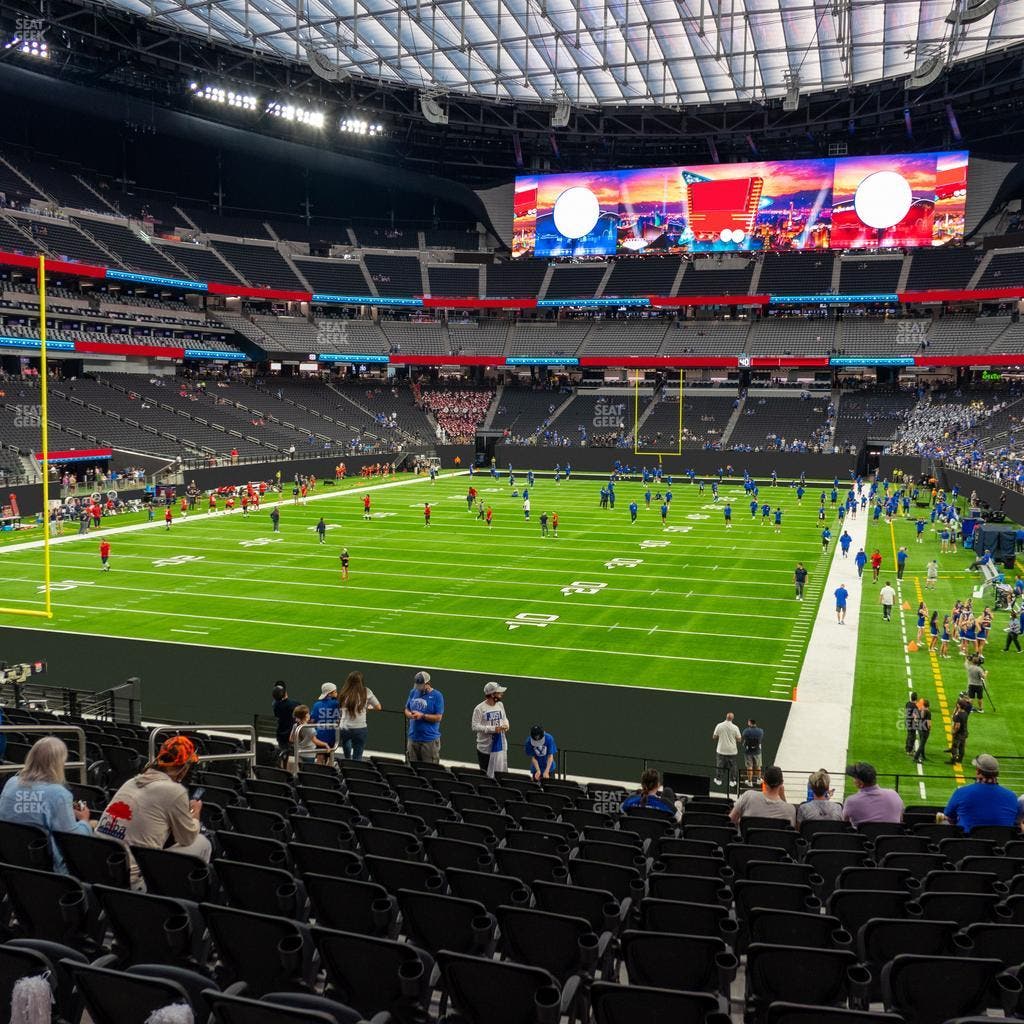 Allegiant Stadium - Section 143 Seat View