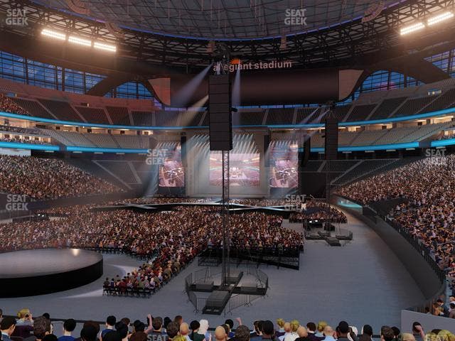 Allegiant Stadium - Section 143 Seat View