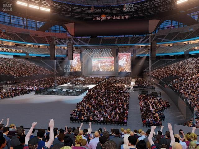 Allegiant Stadium - Section 143 Seat View