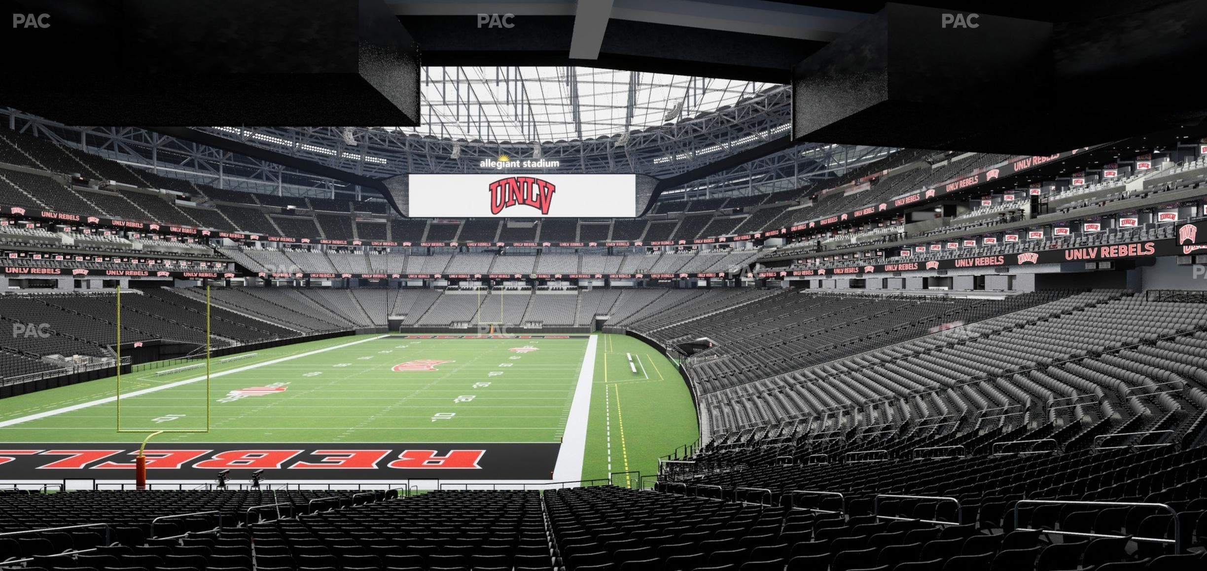 Allegiant Stadium - Section 143 Seat View