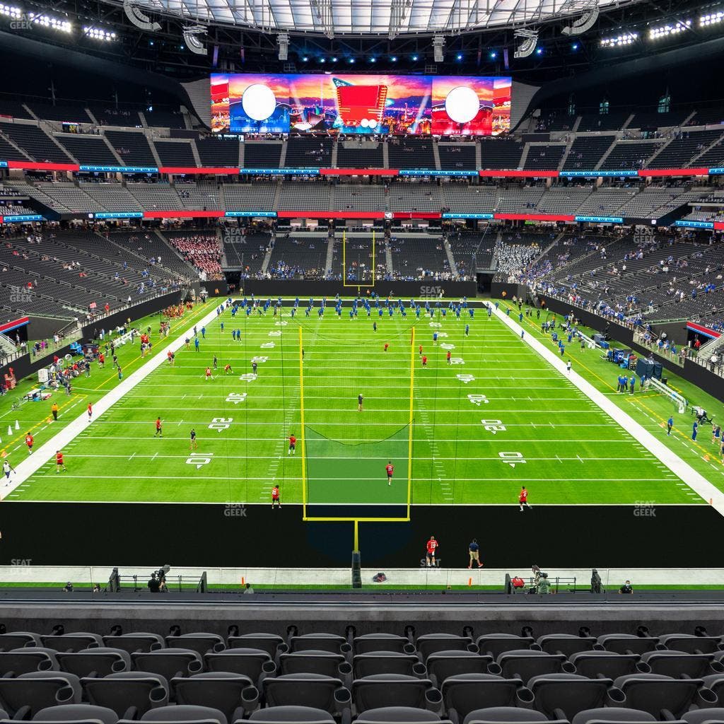 Allegiant Stadium - Section 201 Seat View